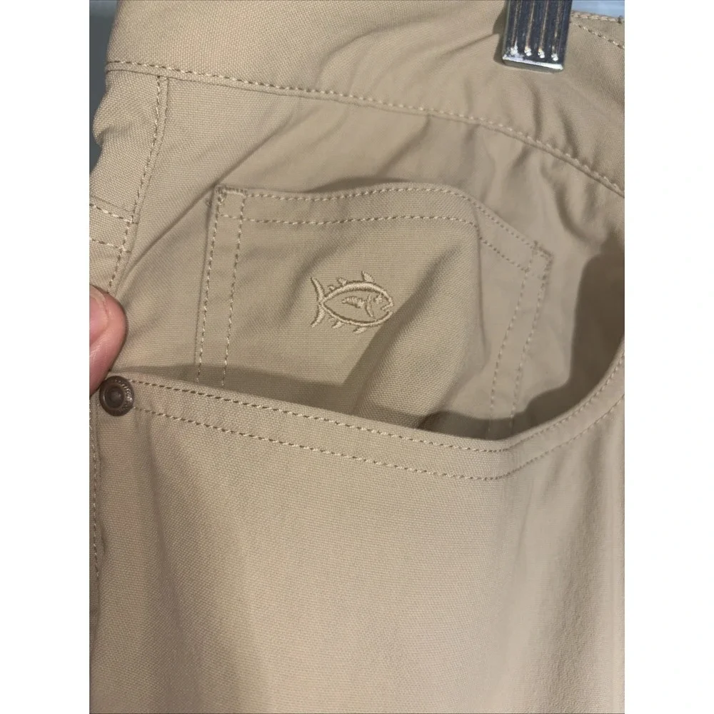 Southern Tide Intercoastal Pants Chino Stretch Khaki Tan Mens Size 42/32